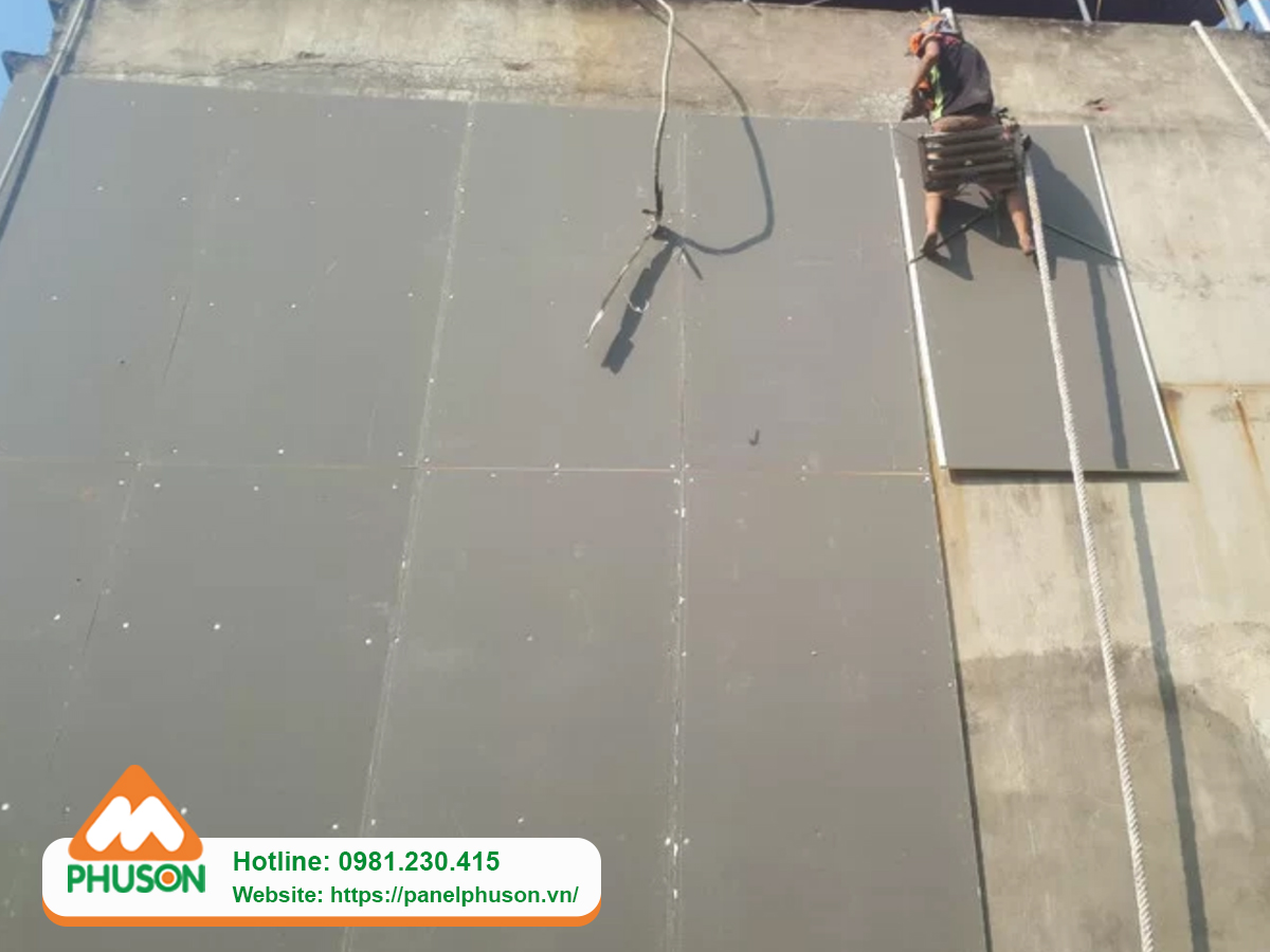 Thi cống chống nóng tường bằng tấm Cách nhiệt Javta