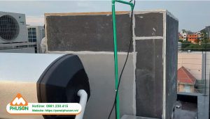 Chống nóng téc nước sân thượng hiệu quả
