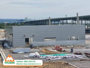 Panel EPS Vách ngoài trong xây dựng nhà xưởng